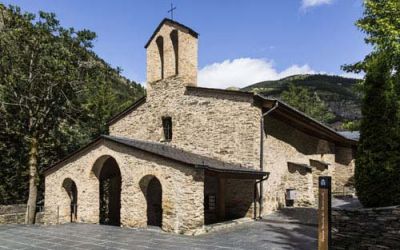 Literatura andorrana: antic Santuari de Meritxell 
